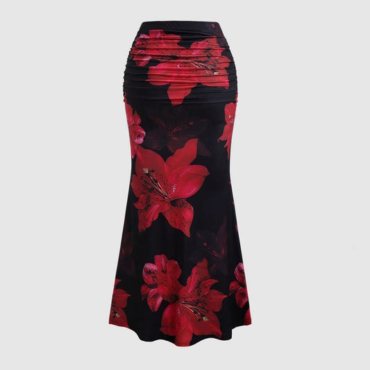 A- Line Skirt Leisure Vacation Long Women's Clothing-Bengold Cozll?gbjzçection laxjh