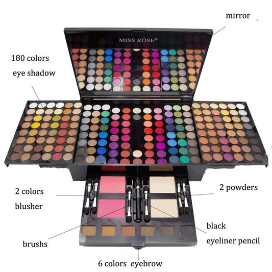 180 Colors Eyes Shadow Blush Set Personalized Piano-shaped Makeup Palette Box-Bengold Cozll?gbjzçection laxjh