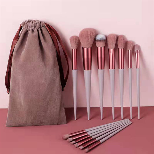 13Pcs Makeup Brush Set Make Up Concealer Brush Blush Powder Brush Eye Shadow Highlighter Foundation Brush Cosmetic Beauty Tools-Bengold Cozll?gbjzçection laxjh